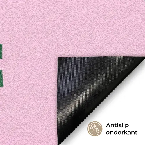 This is art - Schaduw - Roze Deurmat klein -antislip_NL