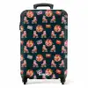 Retro disco 70s patroon kleurrijk NBS - Handbagage koffer - Volwassenen Unisex middel -productfoto_recht