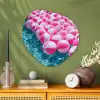 Strandballen - Roze - Water Wandcirkel Organisch Aluminium middel -sfeer2