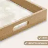 Subtiel - Structuur - Beige Dienblad Rechthoek middel 911 -USP_HandgreepDE