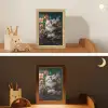 Kitten - Illustratie - Bloemen - Natuur - Kat Light Box met kabel klein -sfeer3_kind