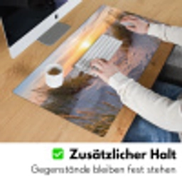 Strand - Zonsondergang - Natuur - Landschap Muismat XXL klein -ysfeer3_duits