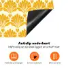 Patroon - Motief - Geel Inductie beschermer vinyl 3mm klein 276 -zzzzzzz-td-onderkant