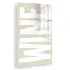 Wine - Japandi - Vintage - Wit plexiglas 5mm klein -zzzproduct_nieuw