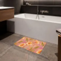 Botanisch - Bloemen - Kleurrijk Badmat klein 997 -sfeer3