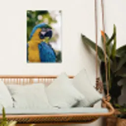 Vogel - Papegaai - Ara tuinposter los doek klein -sfeer7