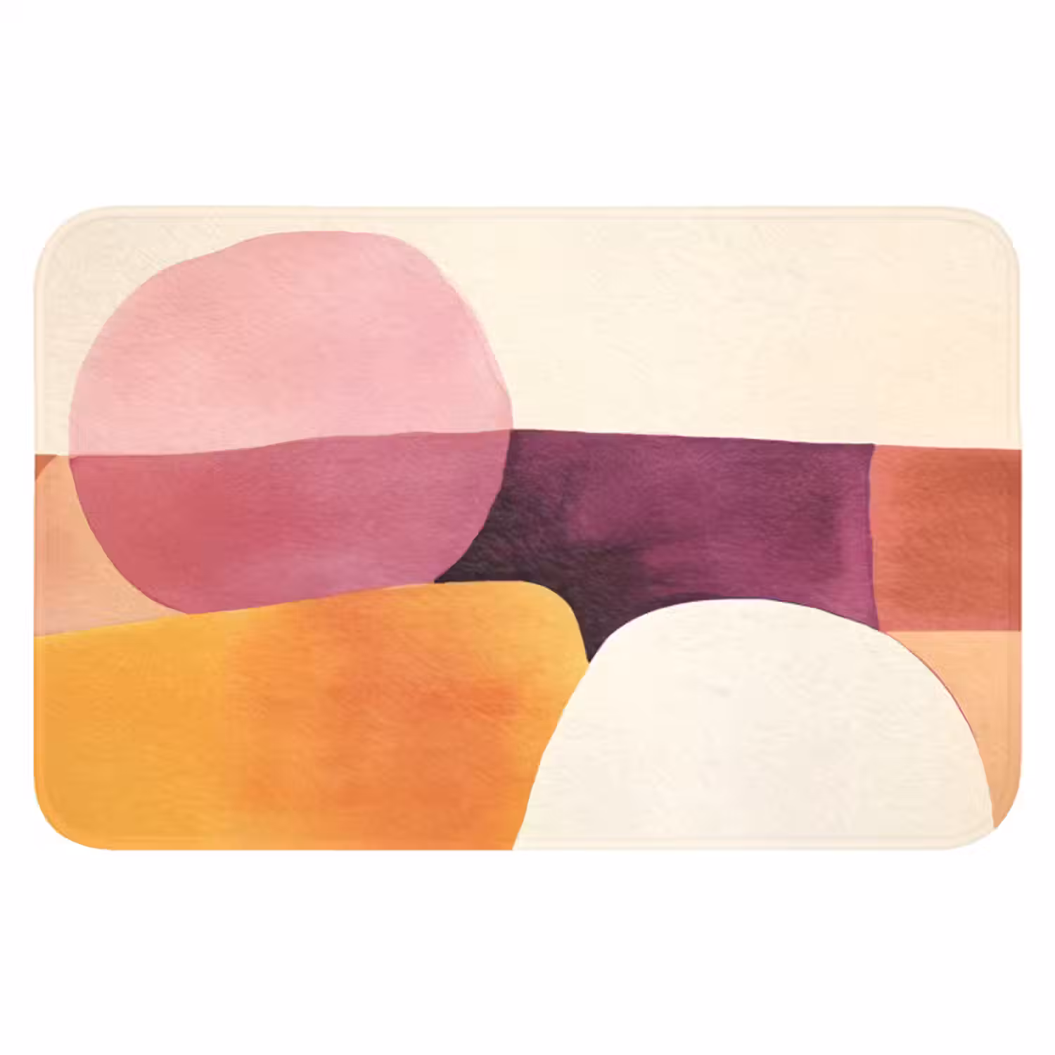 Badmat - Vormen - Abstract - Kleurrijk