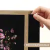 Bloemenvaas - Hout - Bloemen - Boeket Light Box met batterij (Wandlamp) middel -USP_websiteprintNL