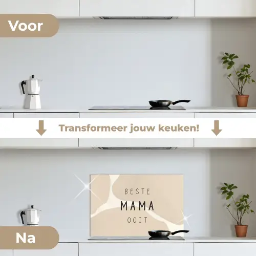Quotes - Beste mama ooit - Mama - Spreuken keuken achterwand spatscherm klein -voor_na_NL