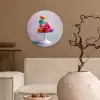 Macarons - Schaal - Pastel - Kleurrijk Wandcirkel kunststof plaat 5mm dik klein -sfeer1