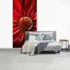 Close up - Bloem - Quote - Rood fotobehang vinyl groot -slaapkamer