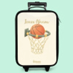 Basketbal in neutrale kleuren Kinderkoffer - Zwart klein -zzz_website3d_nbs2