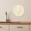 Minimalistisch - Waterijsje - Stokje - Beige KitchenYeah - Keuken - Wandcirkel Forex klein -sfeer3