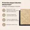 Gevlochten Natuur Inductie beschermer vinyl 3mm middel -zzzzzzusp-haakje_FR