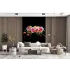 Orchidee - Graffiti - Kleurrijk - Bloemen - Abstract fotobehang vinyl groot -plant