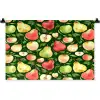Appels - Peren - Fruit - Groen Wandkleed katoen klein 269 -zz3d