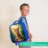 Kees kitten Kinderrugzak - Blauw middel -sfeer3_NL