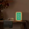 Menu - Quote - Roze Light Box met kabel (Wandlamp) klein -sfeer4
