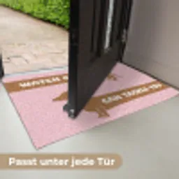 Quote - Pink - Dog Deurmat klein -USP_DE