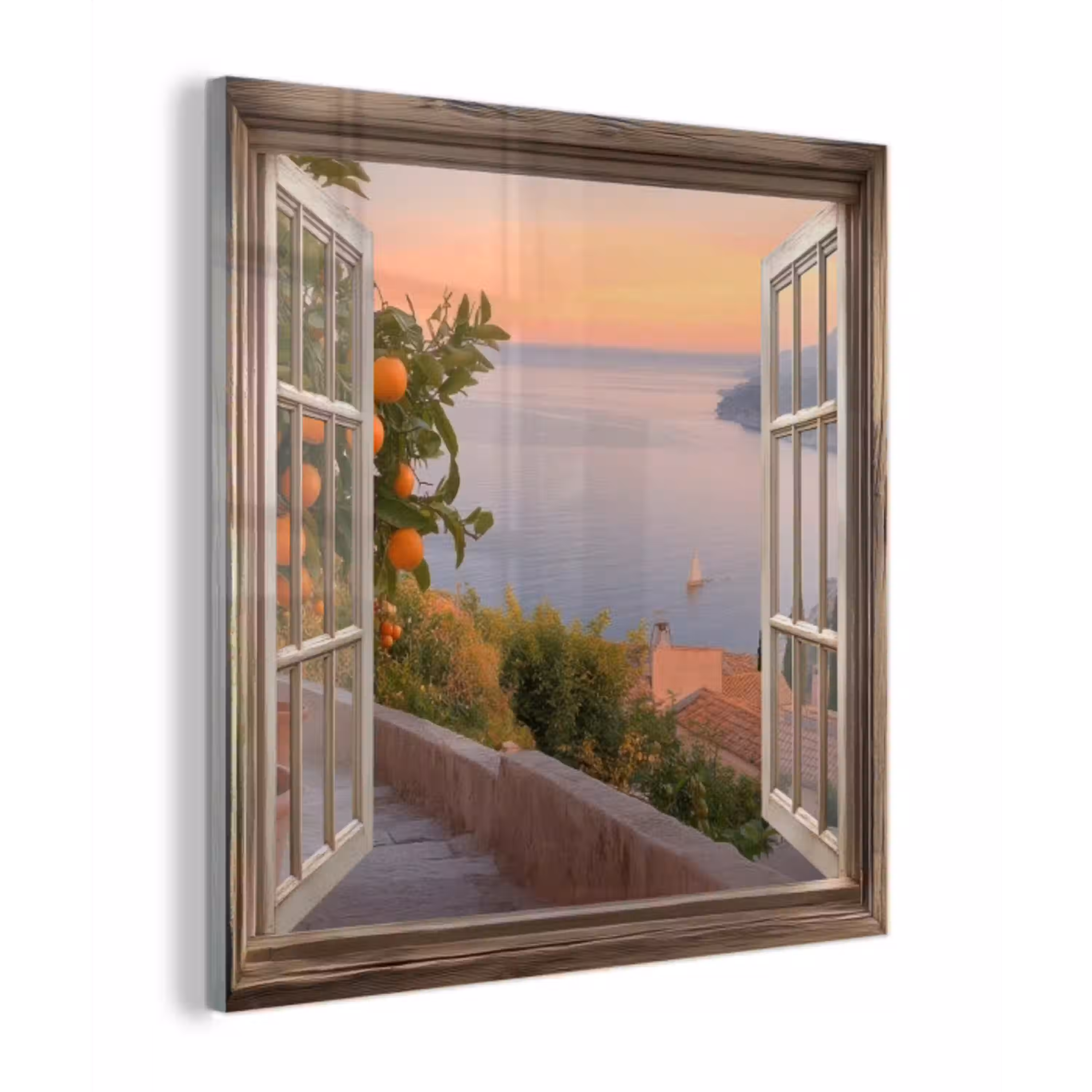 Doorkijk - Uitzicht - Meer - Landschap plexiglas 5mm klein -z3d
