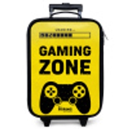 Zwart-geel met gaming zone Kinderkoffer - Zwart klein -zzz_website3d