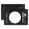 Beton - Patroon - Zwart Placemat vinyl groot -zzsfeer2_Kitchenyeah-website