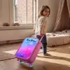Sterren - Roze - Blauw Kinderkoffer - Roze klein -sfeer1