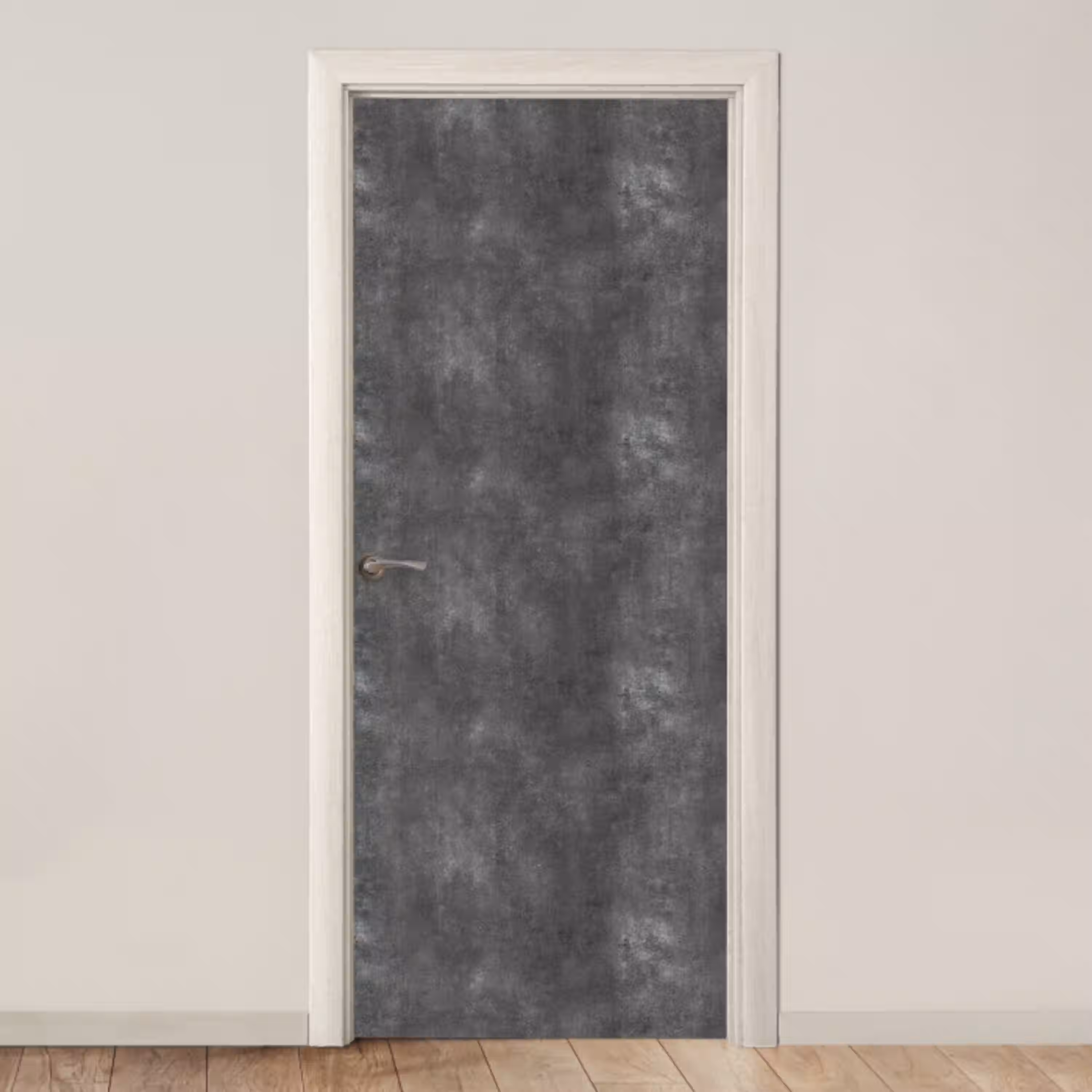 Donkergrijs - Ruw - Beton deurposter klein 289 -3d_beige