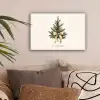 Kerstboom - Kerst - Merry Christmas - Beige canvas 2cm klein -sfeer1