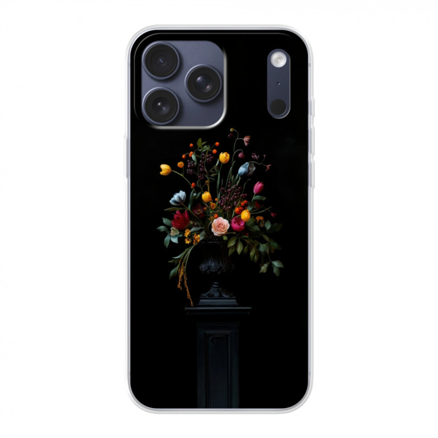 Klassiek - Vaas - Boeket - Bloemen Telefoonhoesje iPhone 17 Pro Max klein -3d
