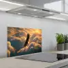 Adelaar - Wolken - Zon keuken achterwand spatscherm klein -3d_schuin