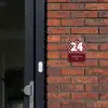 Bordeaux - Blokjes - Klassiek Naambord Huisje klein -sfeer2