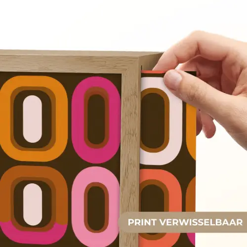 Modern - Retro - Kleurrijk Light Box met batterij (Wandlamp) middel 907 -USP_websiteprintNL
