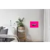 Banaan - Zebraprint - Roze textielposter latten blank klein -woonkamer