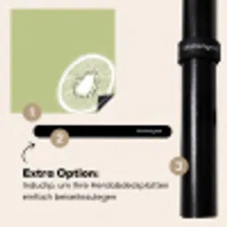 Kiwi - Lijntekening - Minimalistisch - Groen Inductie beschermer vinyl 3mm middel -zzzzzzz-induclip_DE