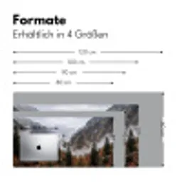 Bergen - Vallei - Mist - Herfst - Natuur Muismat XXL klein -ysfeer5_duits