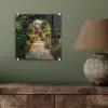 Doorkijk - Bloemen - Poort - Stenen plexiglas 5mm klein -sfeer3