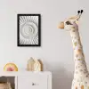 Schelp - Spiraal - Wit fotolijst zwart zonder passe partout klein -usfeer4_kinderkamer