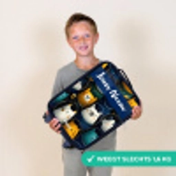 Dieren - Sterren - Planeten - Astronaut Kinderkoffer - Zwart klein -sfeer4_NL