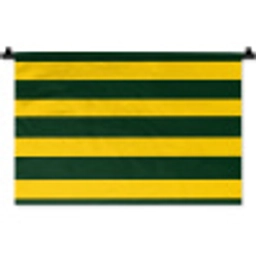 Klassiek - Strepen - Groen Wandkleed katoen klein 269 -zz3d