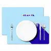 Today is a good day - Blauw - Schaduw Placemat vinyl groot -zzsfeer2_Kitchenyeah-website