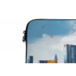Bomen Frankfurt- Stad - Skyline - Brug laptophoes neopreen klein -detail