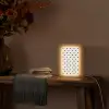 Hart - Vierhoek - Wit - Zwart Light Box met kabel (Tafellamp) klein 925 -sfeer4