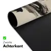 Golven - Penseelstreken - Beige - Minimalistisch Muismat XXL klein -sfeer2