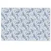 Frans - Citroen - Royaal - Bladeren - Blauw Deurmat klein 898 -zkaufland3d