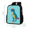 Coole T. rex met zonnebril Rugzak - Zwart middel -productfoto_formaten