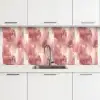 Penseelstrepen - Verweerd - Roze keuken achterwand 2 middel 871 -3d