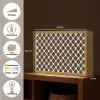 Bruin - Ruitpatroon - Geometrisch Light Box met batterij (Wandlamp) middel 907 -USP_websiteoverzichtNL