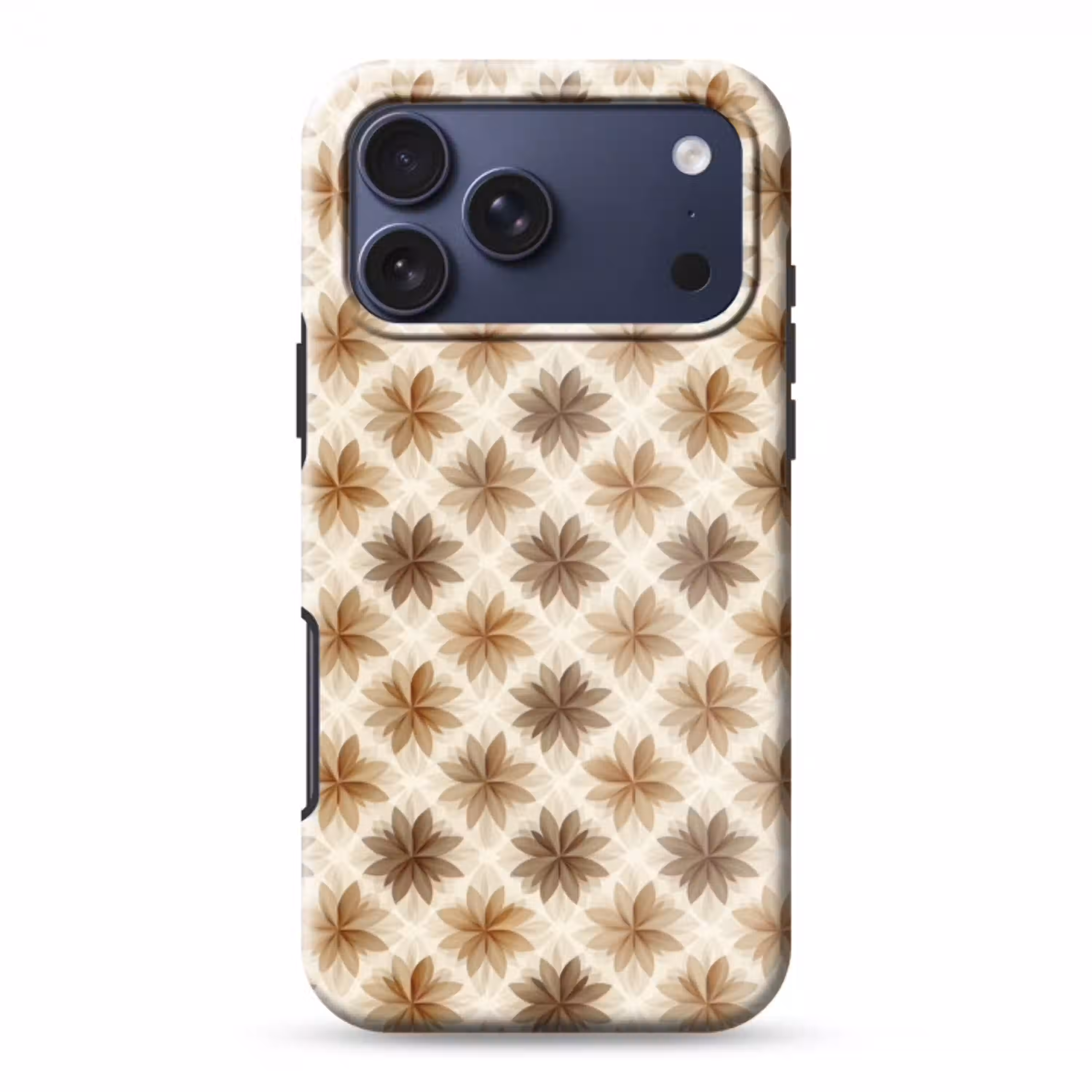Geografisch - Patroon - Bruin Toughcase MagSafe Apple iPhone 17 Pro Max klein 1019 -3d