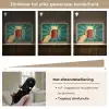 Bierglas - Schuim - Retro - Groen Light Box met batterij (Wandlamp) middel -USP_dimbaarNL